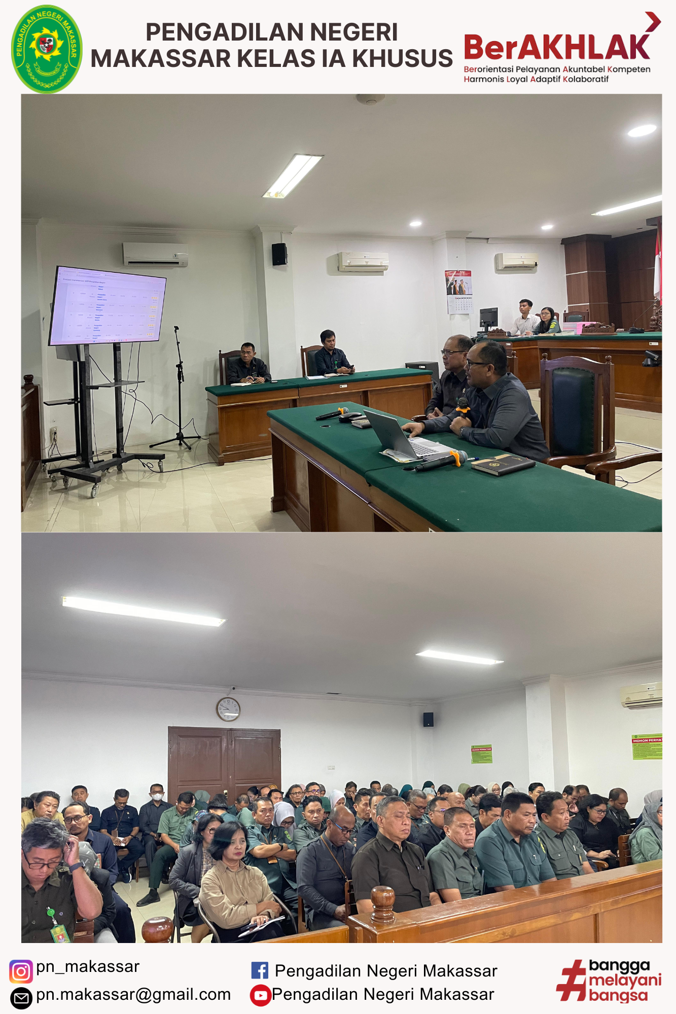 Kegiatan Rapat Monitoring Evaluasi pengimputan SIPP PN Makassar 9 Juli 2025 3