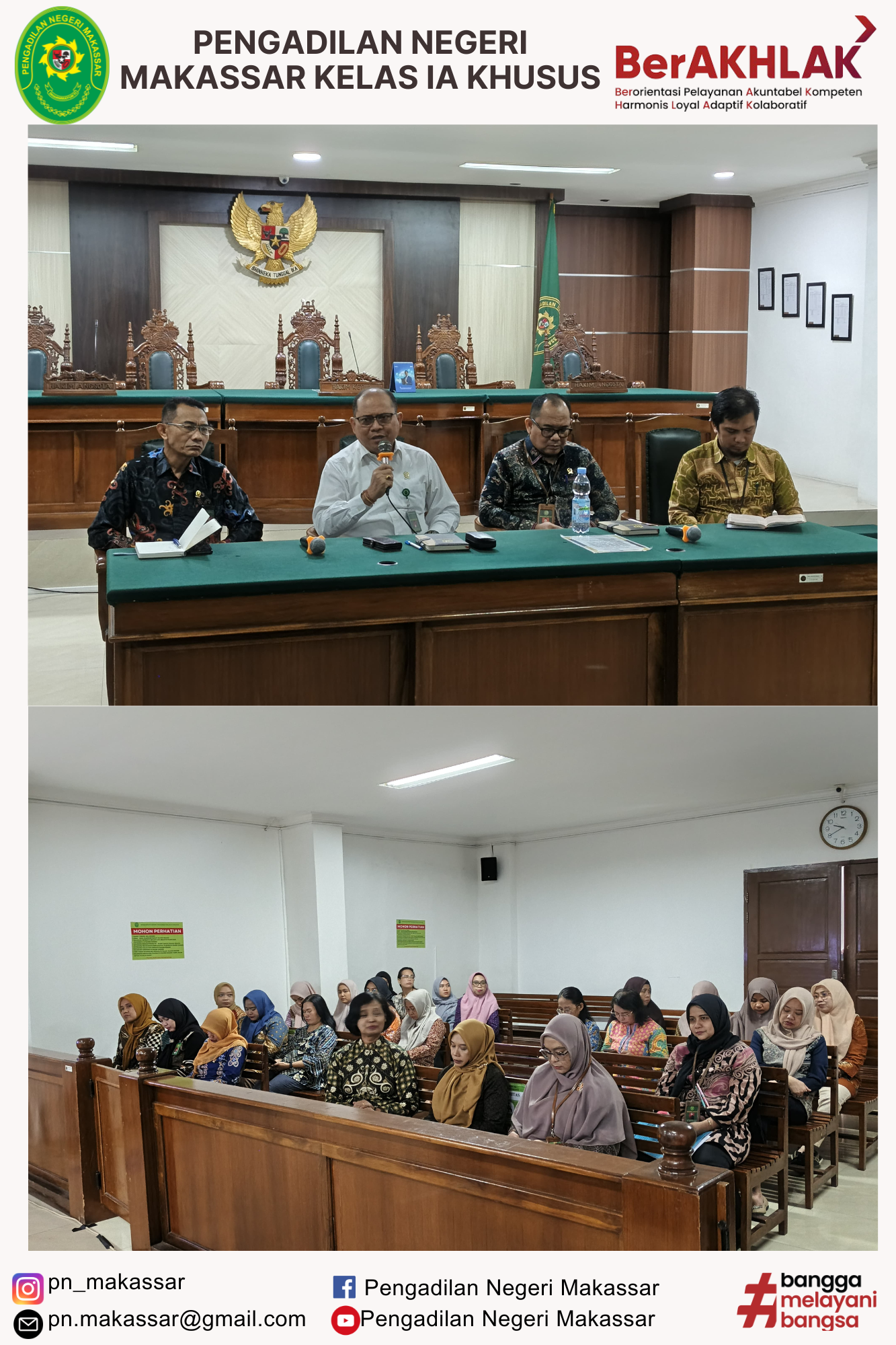 Kegiatan Rapat Monitoring Evaluasi pengimputan SIPP PN Makassar 9 Juli 2025 4