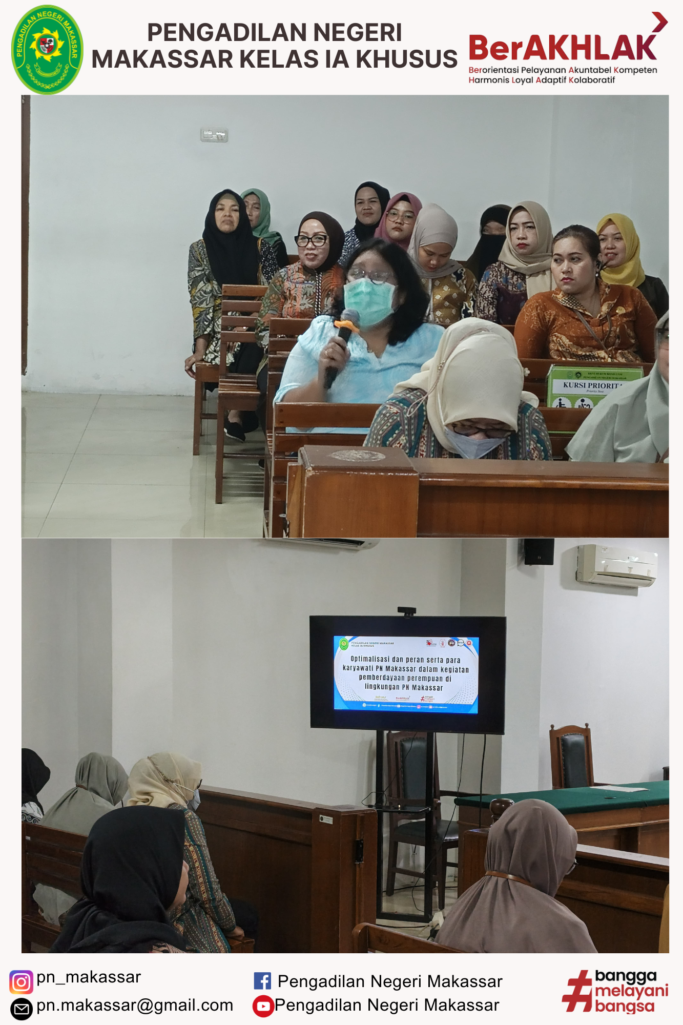 Kegiatan Rapat Monitoring Evaluasi pengimputan SIPP PN Makassar 9 Juli 2025 5