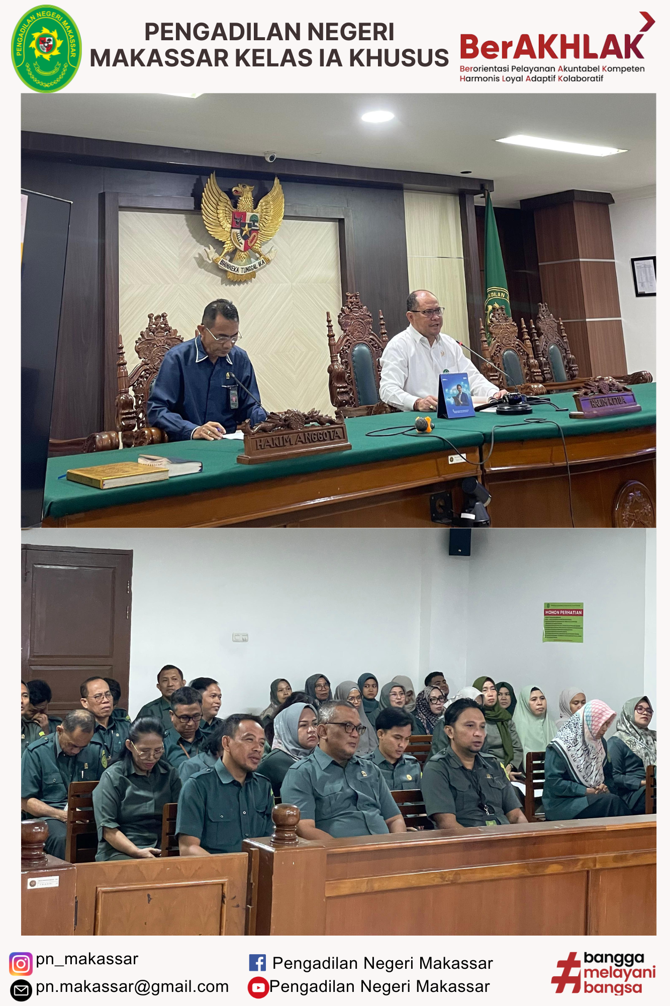 Kegiatan Rapat Monitoring Evaluasi pengimputan SIPP PN Makassar 9 Juli 2025 6