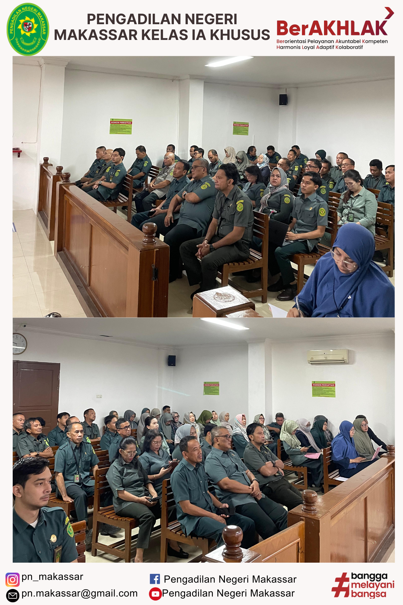 Kegiatan Rapat Monitoring Evaluasi pengimputan SIPP PN Makassar 9 Juli 2025 7