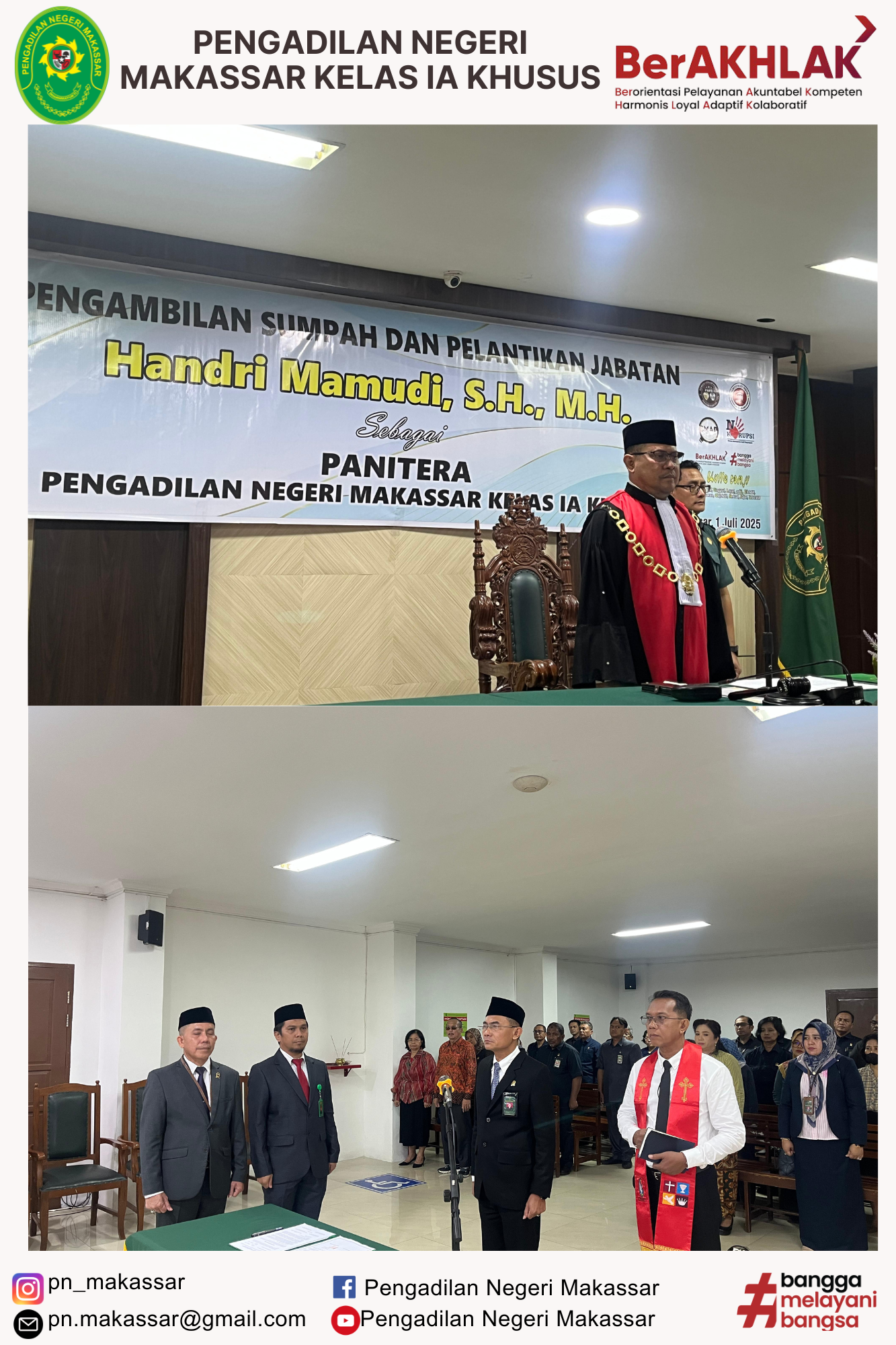 Kegiatan Rapat Monitoring Evaluasi pengimputan SIPP PN Makassar 9 Juli 2025 8