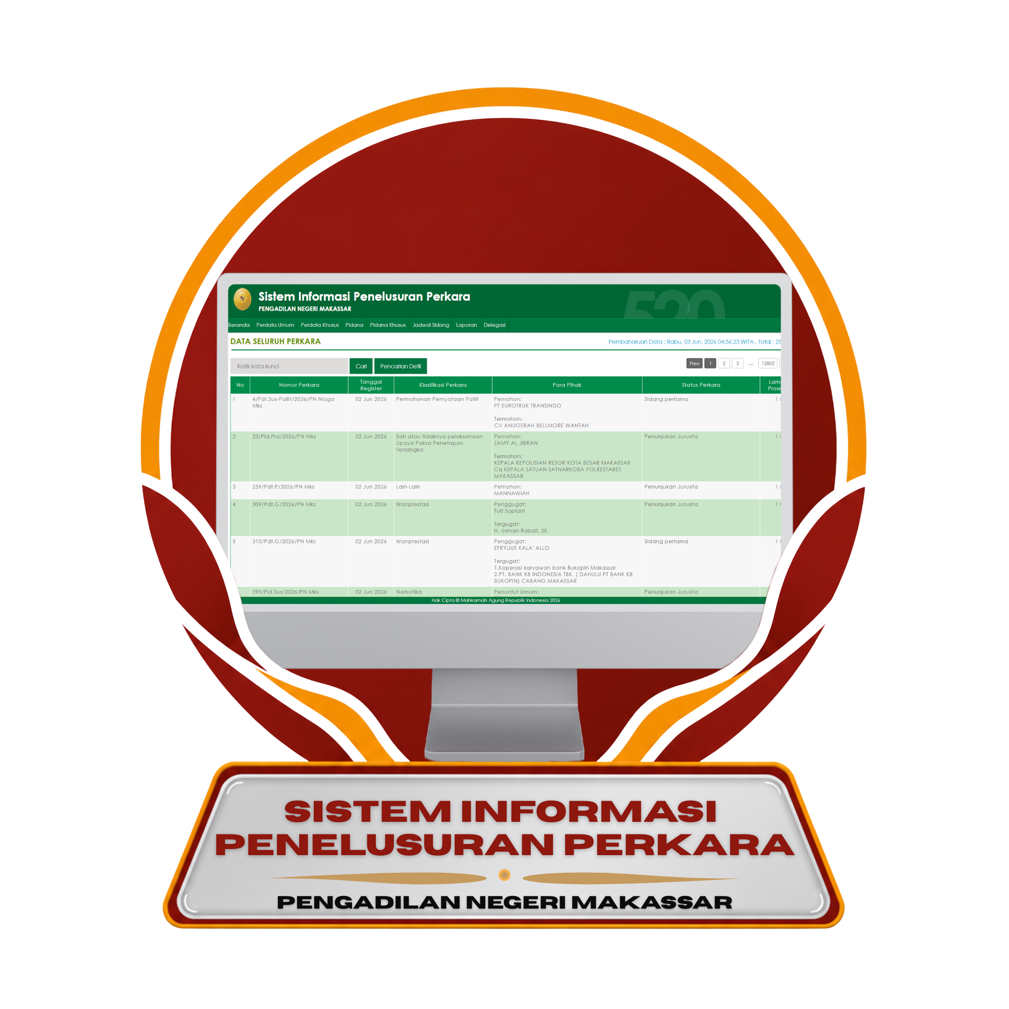 Sistem Informasi Penelusuran Perkara