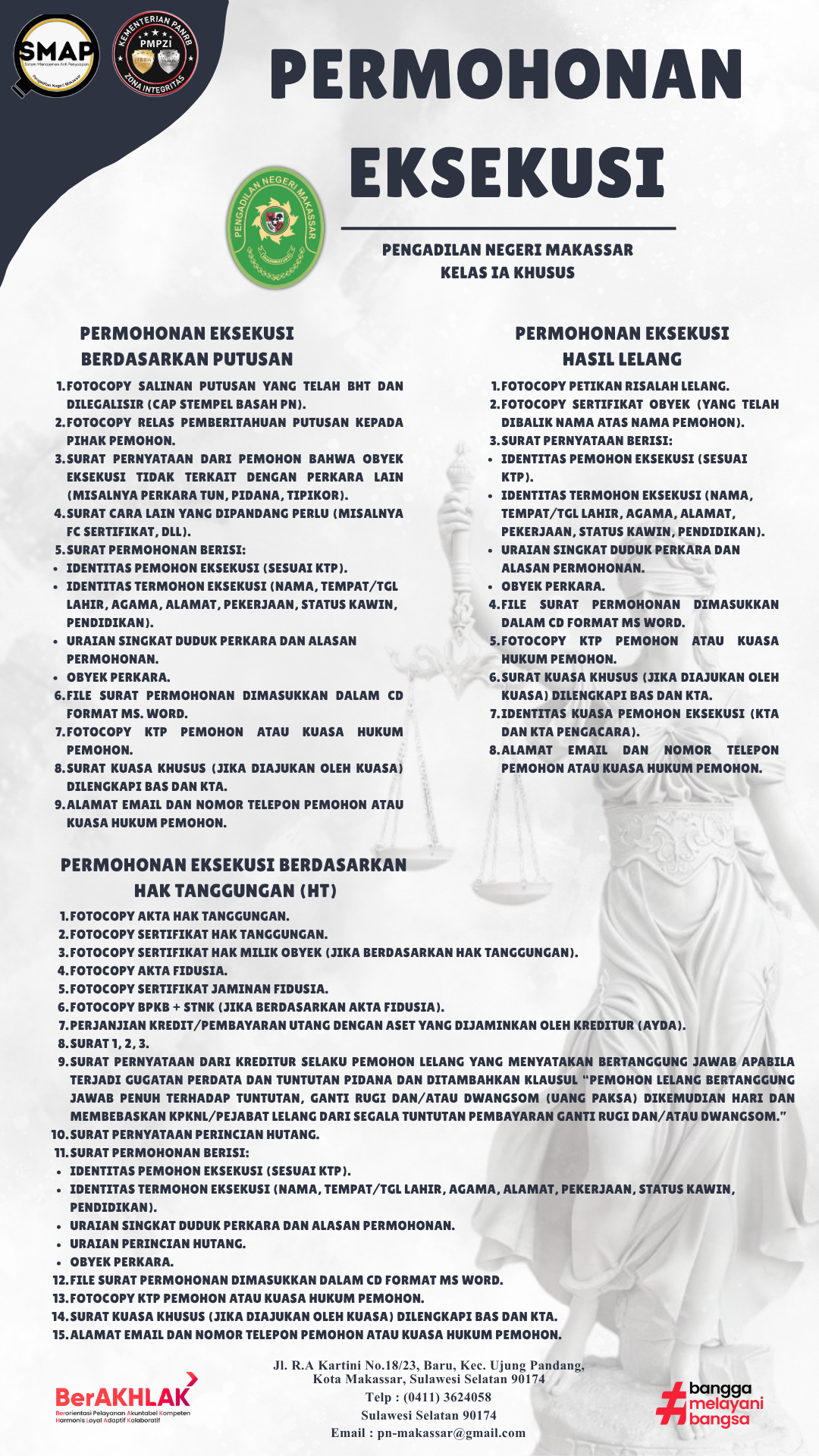 PERMOHONAN UPAYA EKSEKUSI