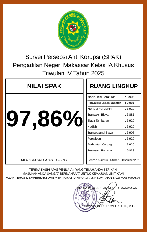 NILAI SPAK
